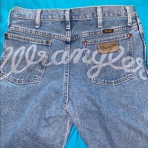 Wrangler x Lil nas x boot cut jeans